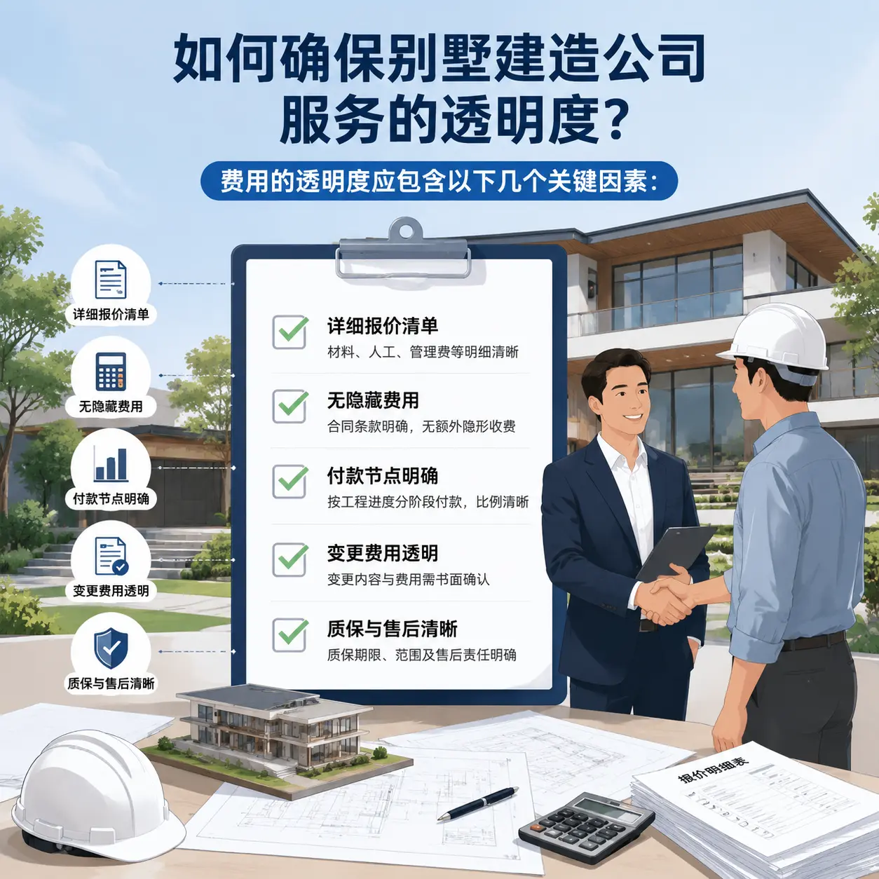 在 凯里 如何确保别墅建造公司服务的透明度?