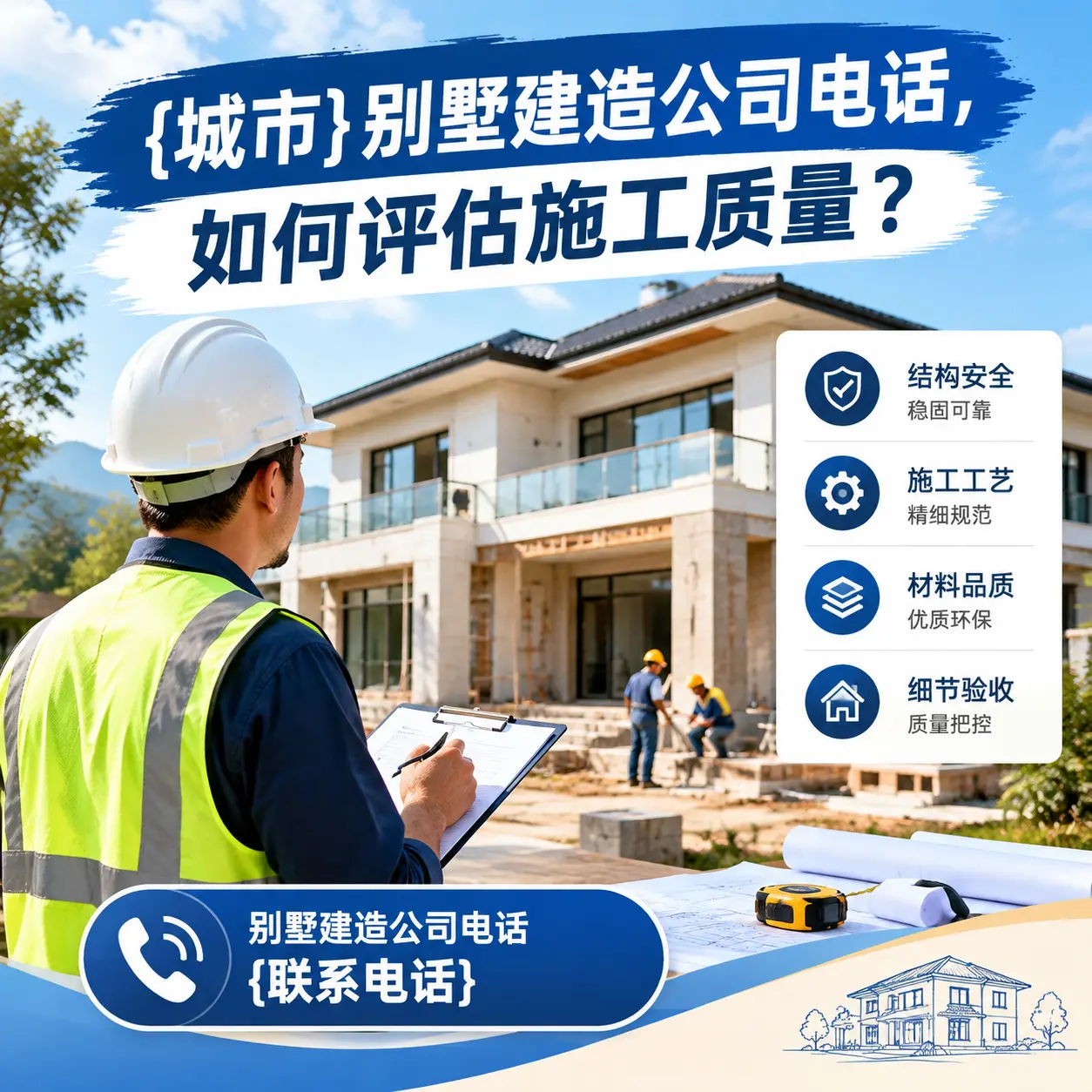 凯里别墅建造公司电话,如何评估施工质量?