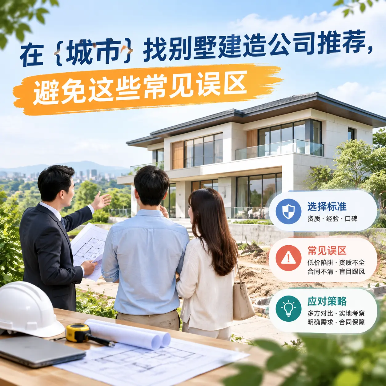 在 凯里 找别墅建造公司推荐,避免这些常见误区