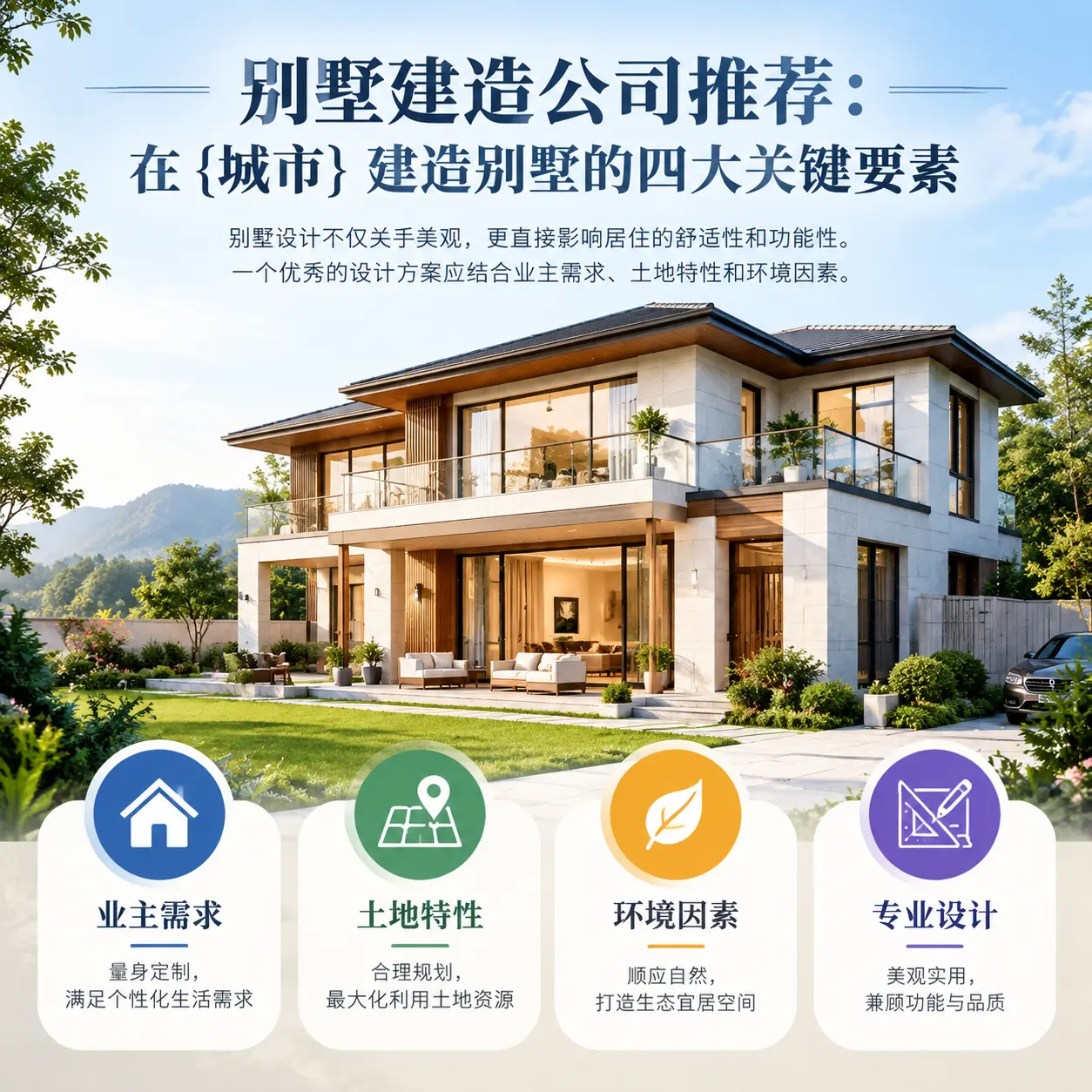 别墅建造公司推荐:在 凯里 建造别墅的四大关键要素