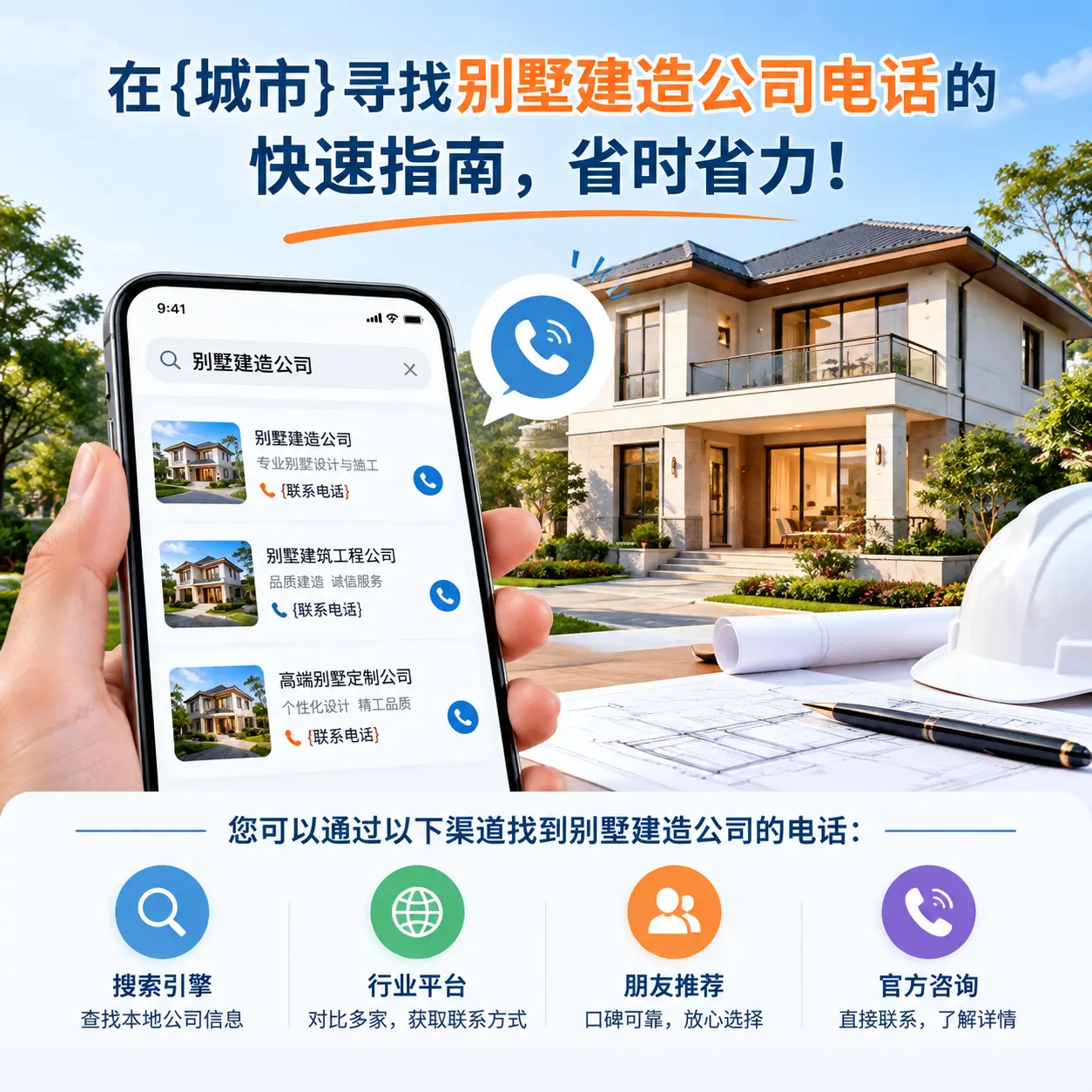 在凯里寻找别墅建造公司电话的快速指南,省时省力!