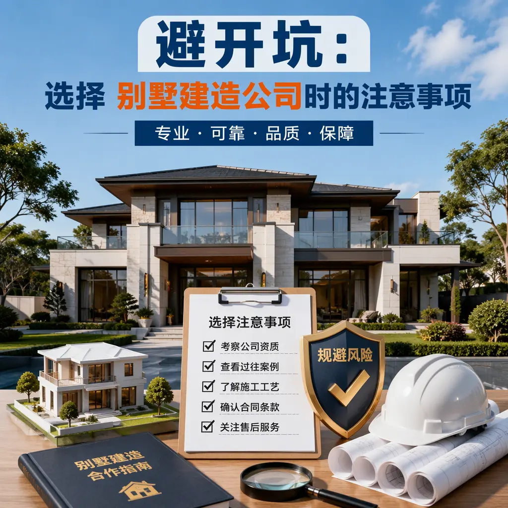 避开坑:选择 凯里 别墅建造公司时的注意事项
