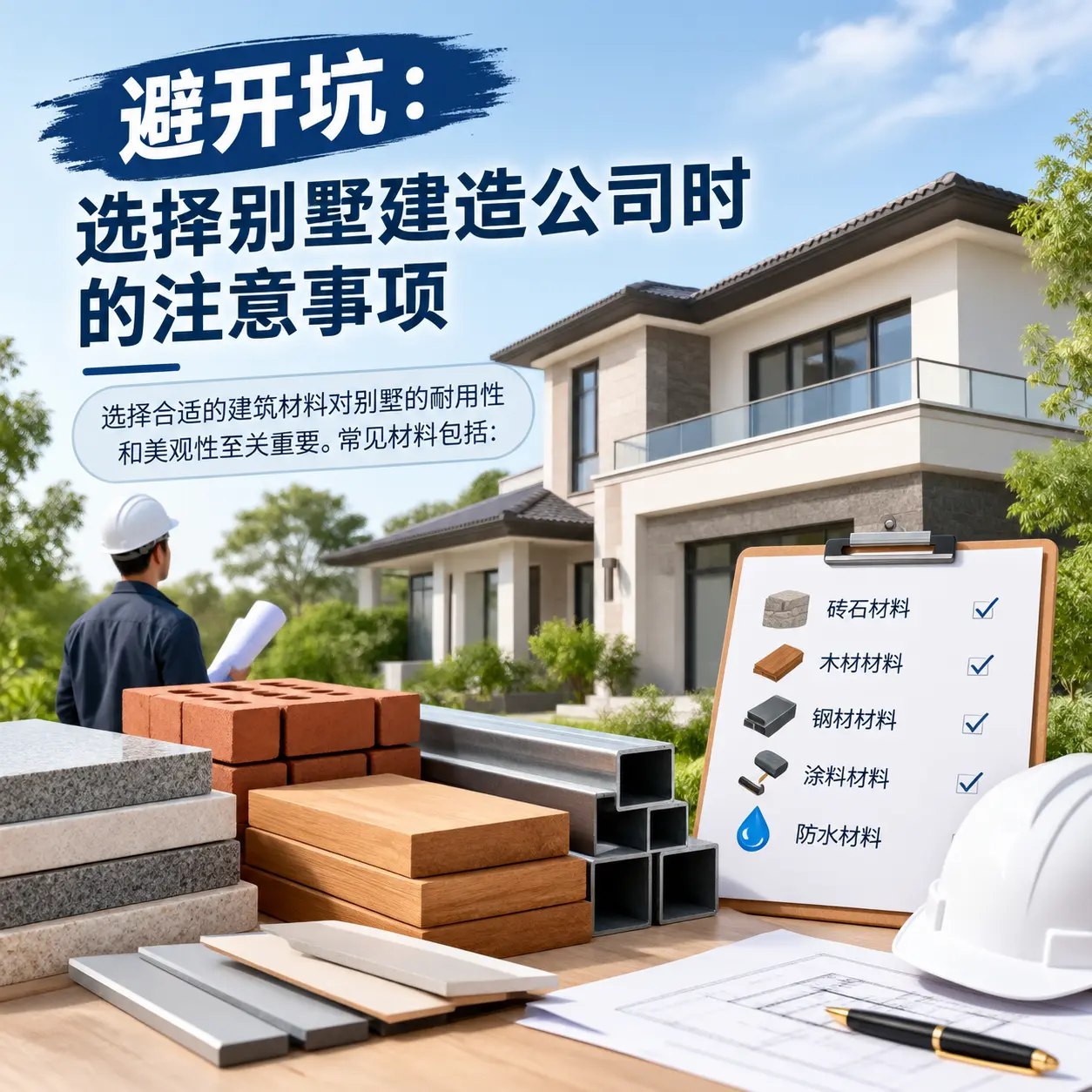 避开坑:选择 凯里 别墅建造公司时的注意事项