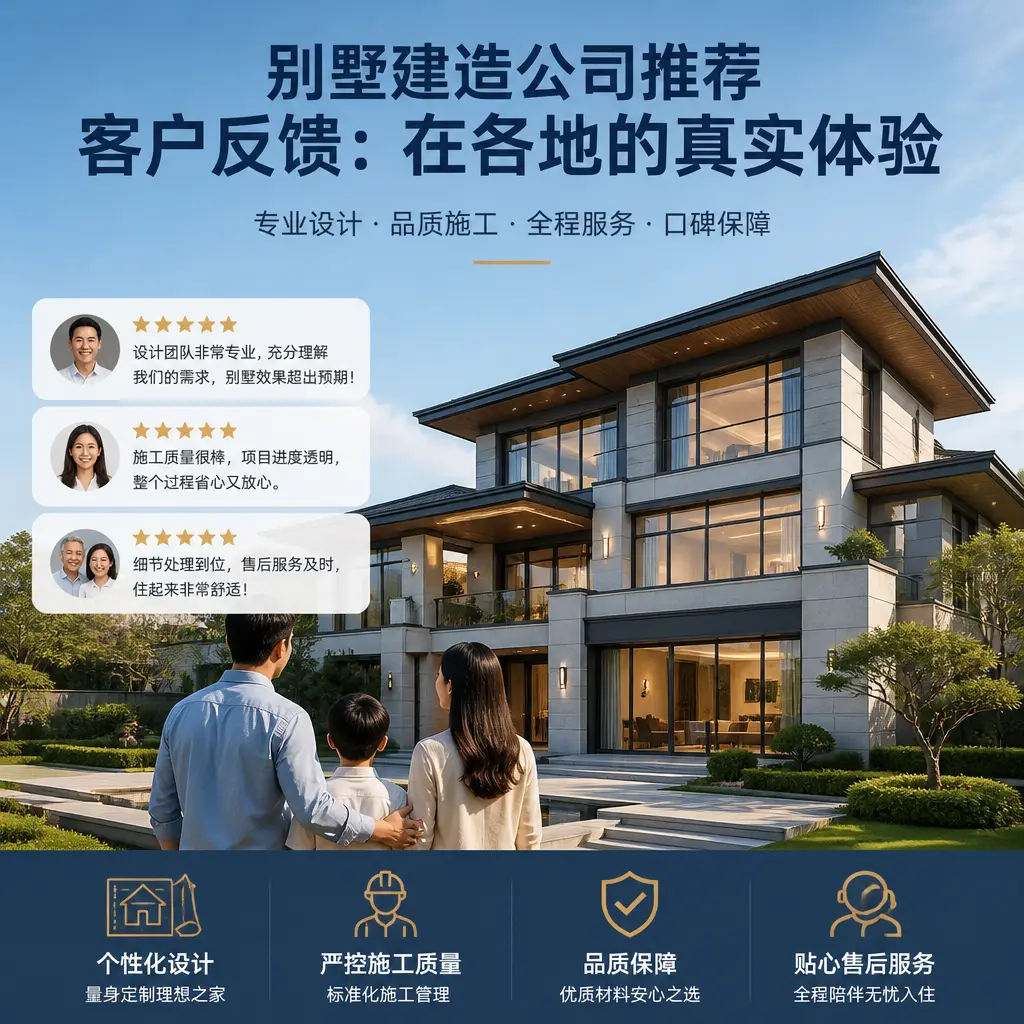 别墅建造公司推荐的客户反馈:在 凯里 的真实体验