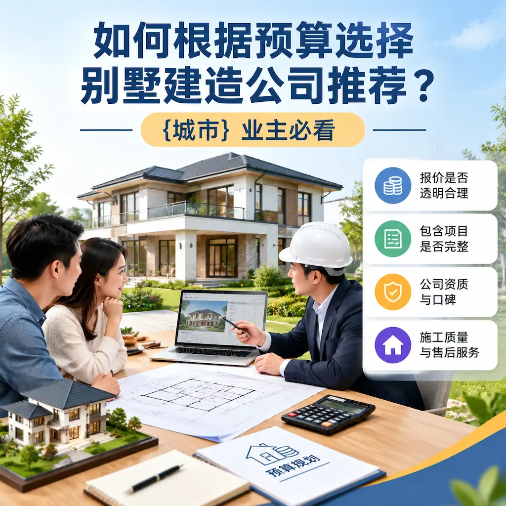 如何根据预算选择别墅建造公司推荐？ 凯里 业主必看