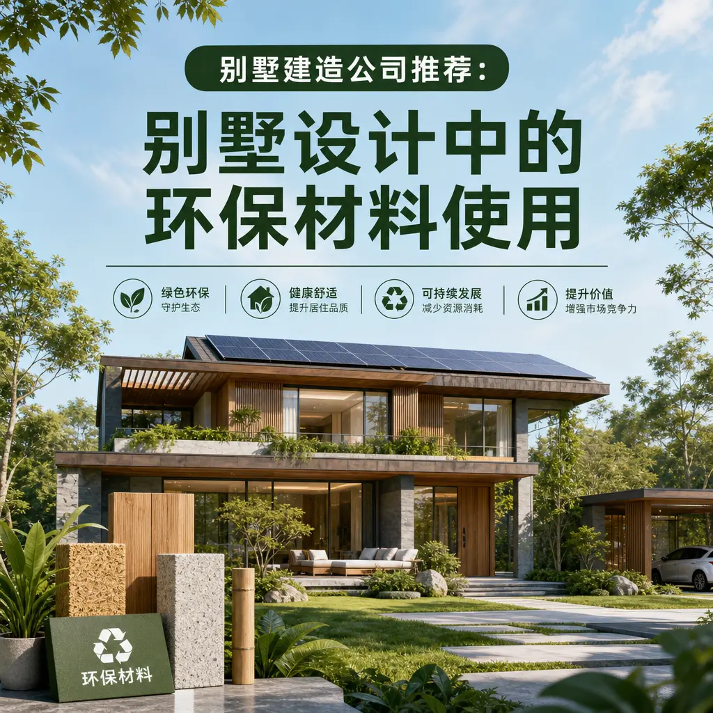 别墅建造公司推荐: 凯里 别墅设计中的环保材料使用